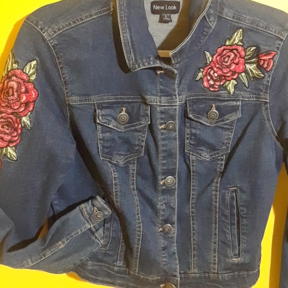 Embroidered Jean Jacket - Picture 3 of 3